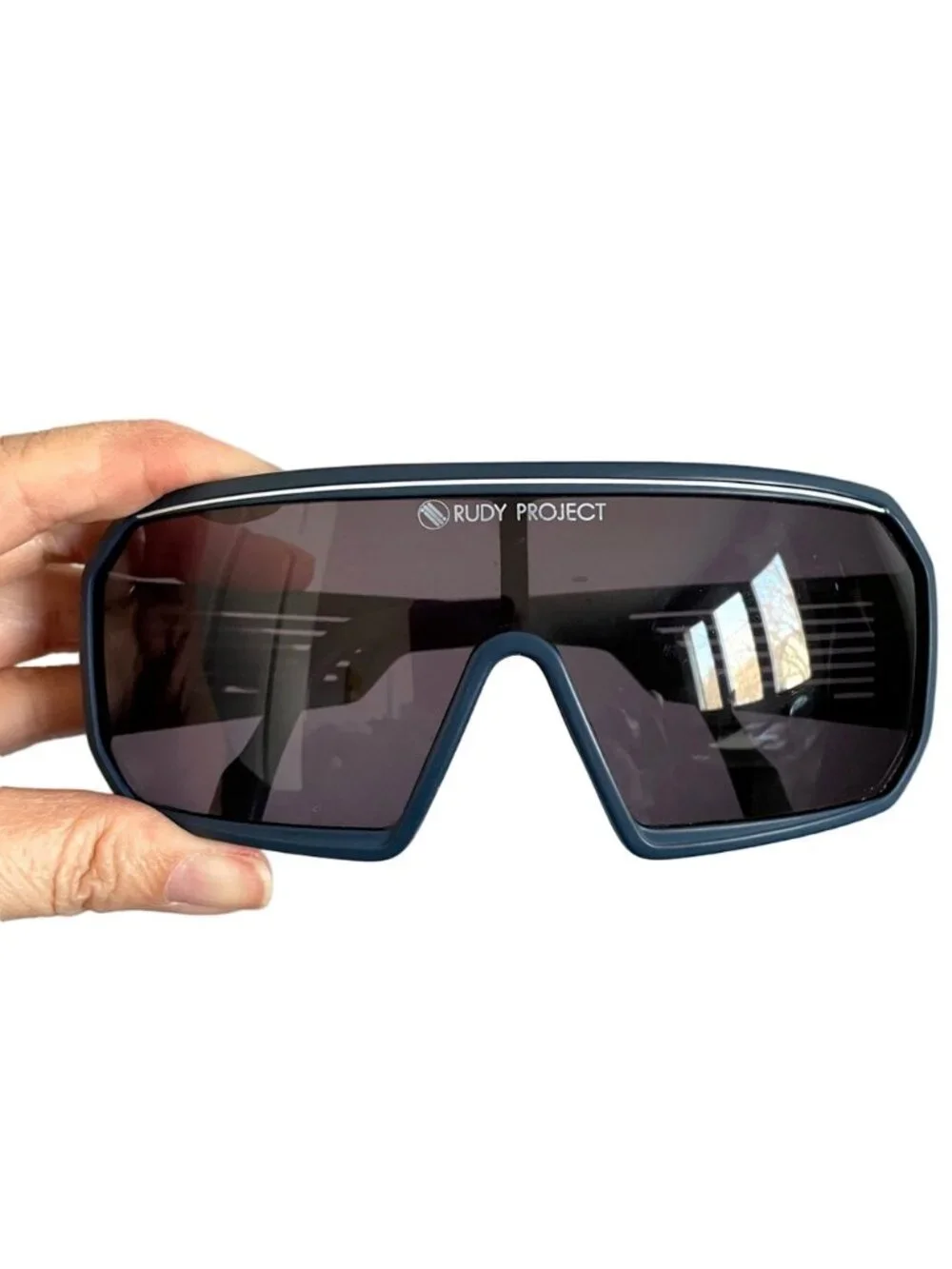 Rudy Project Blue Cycling Sports Shield Visor Sunglasses - made in Italy 🇮🇹